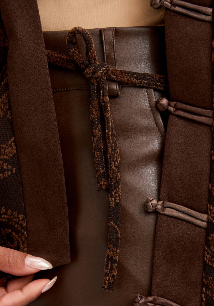 Кардиган из жаккардового трикотажа шир.  750, рис. 7