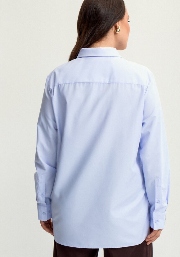 Рубашка хлопковая с шевроном на рукаве шир.  580, рис. 3