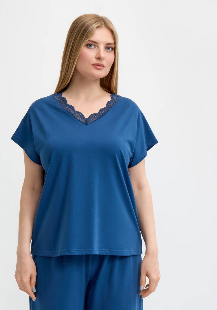 Майка с кружевом шир.  750, рис. 14