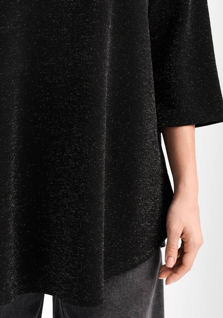 Туника с люрексом и декором из страз шир.  750, рис. 6