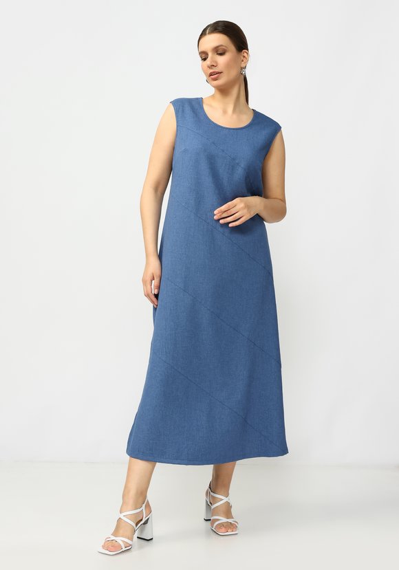 Длинное платье с разрезами Сабина шир.  580, рис. 7