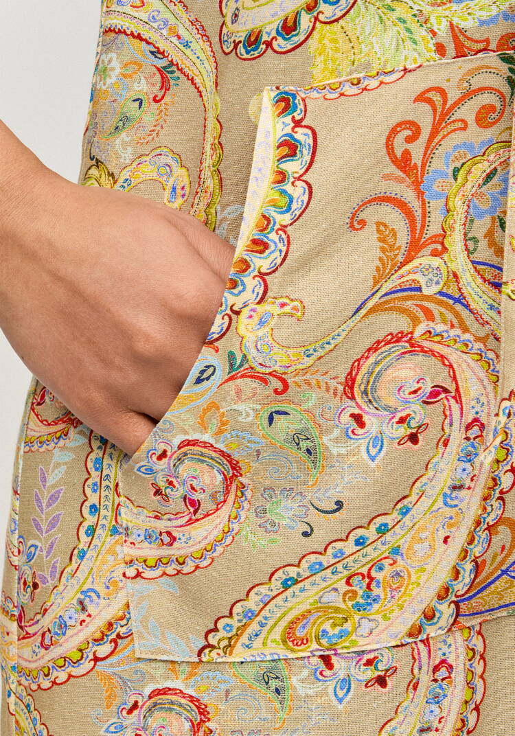 Платье изо льна Летний шик шир.  750, рис. 7