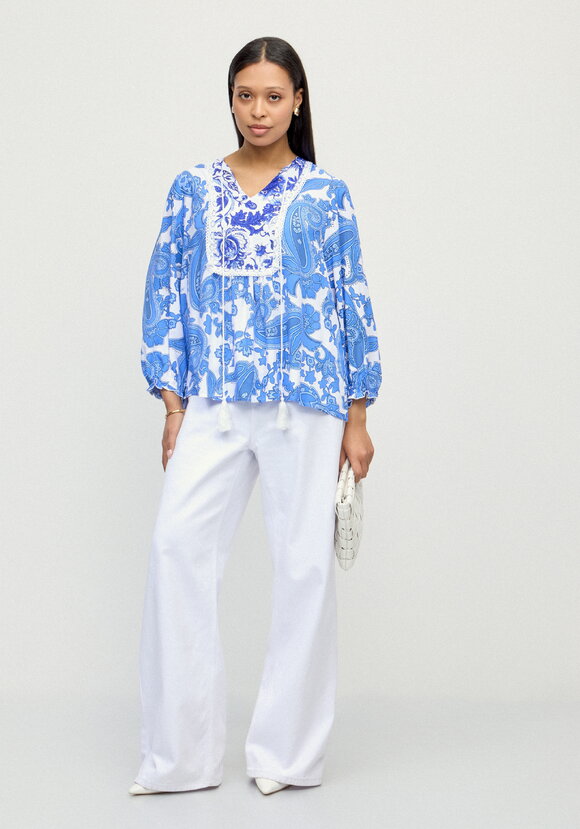 Блуза Весна внутри меня шир.  580, рис. 2