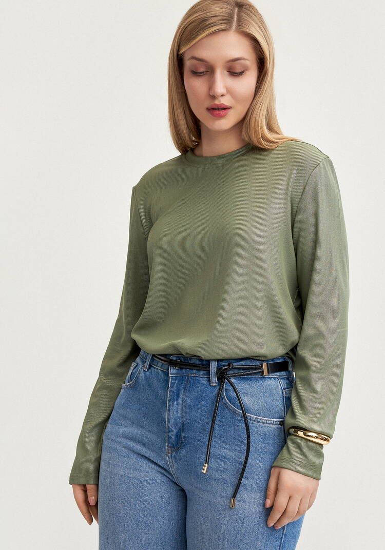 Лонгслив с блестящим напылением шир.  750, рис. 8