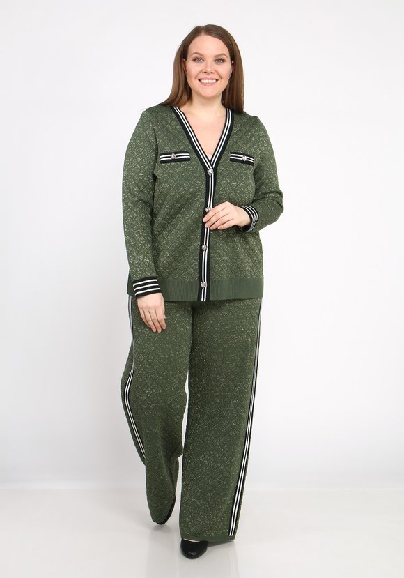 Жакет с метанитью на пуговицах шир.  580, рис. 1