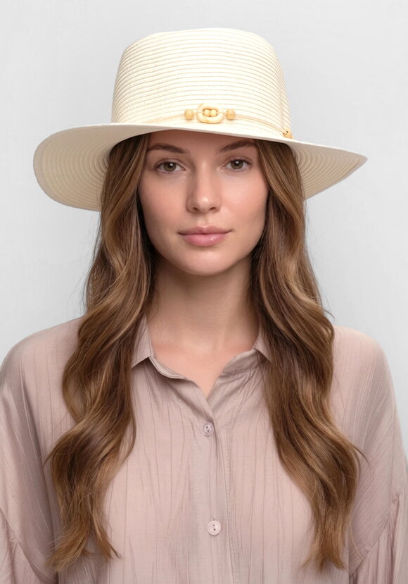 Шляпа соломенная с декором шир.  580, рис. 4