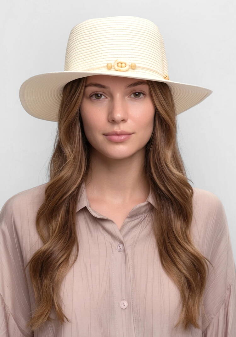 Шляпа соломенная с декором шир.  750, рис. 4