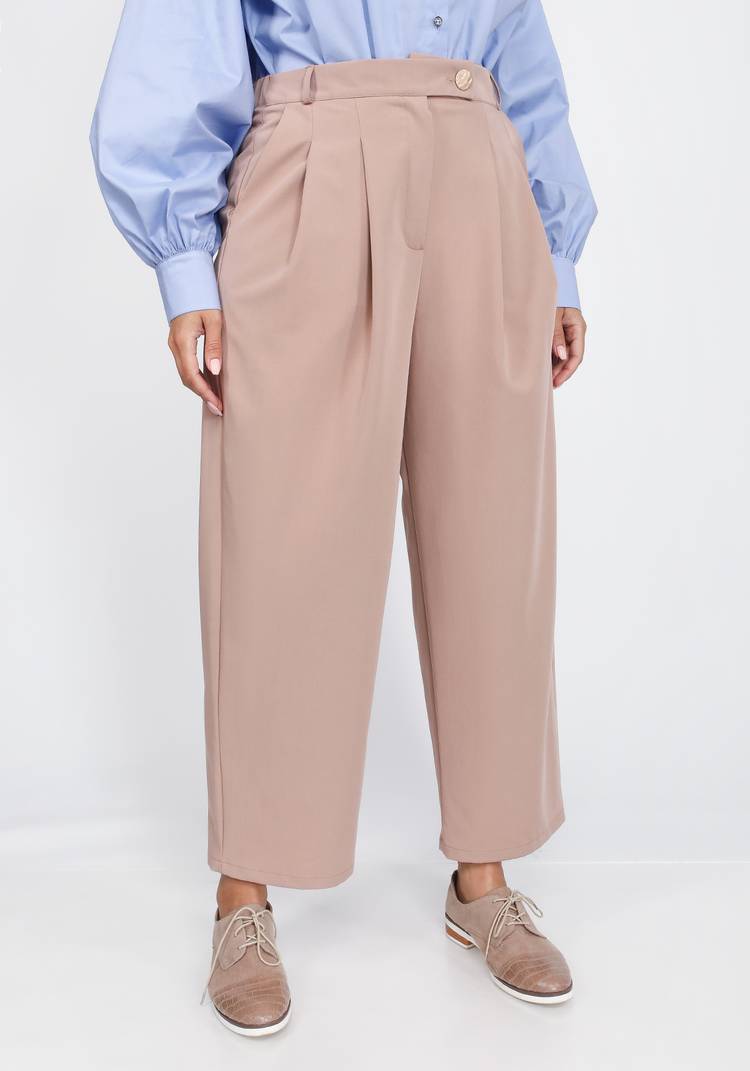 Брюки с защипами на талии шир.  750, рис. 5