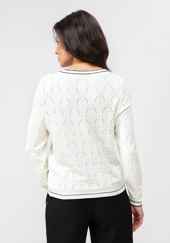 Джемпер с фактурным принтом шир.  580, рис. 10