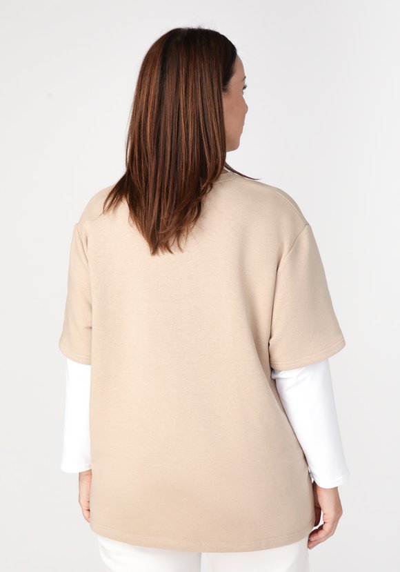 Толстовка с отрезным рукавом шир.  580, рис. 6