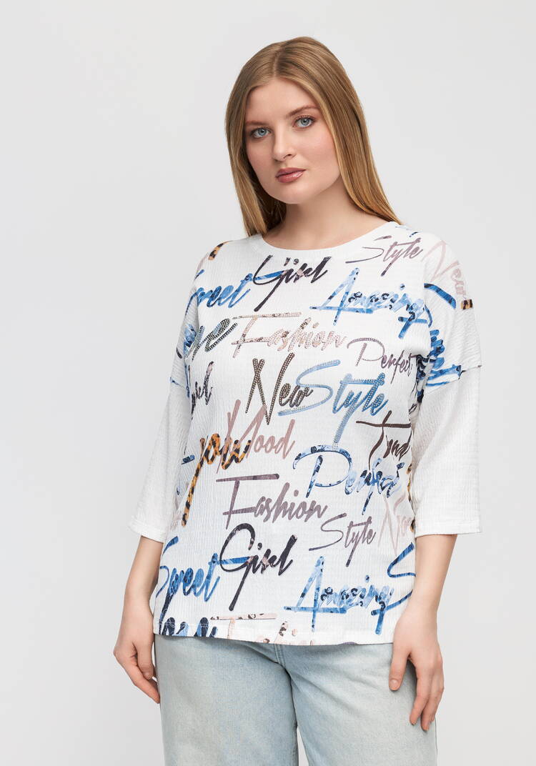 Блуза Поэзия души шир.  750, рис. 4