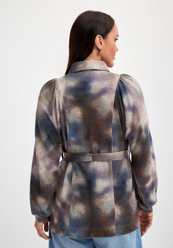 Блуза с принтом на пуговицах Ирида шир.  580, рис. 3
