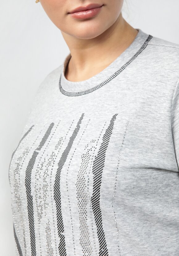 Лонгслив свободного кроя шир.  580, рис. 5