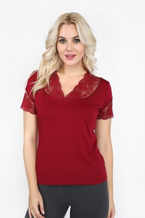 Майка женская с кружевом Радмила