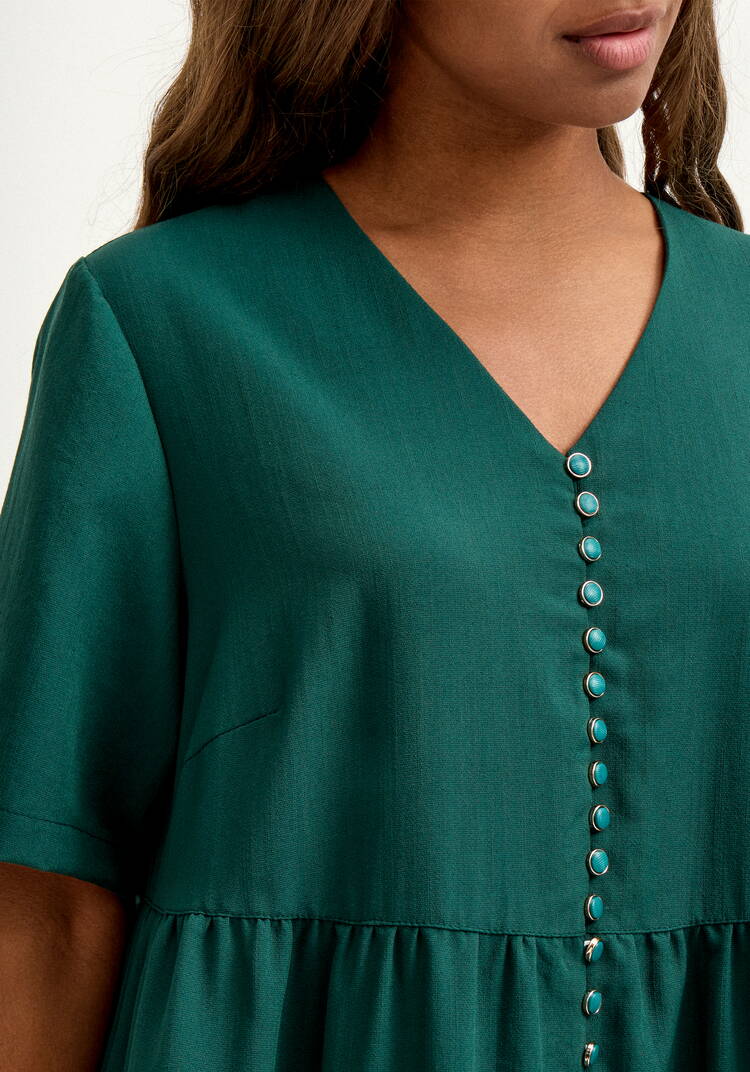 Платье многоярусное свободное шир.  750, рис. 5