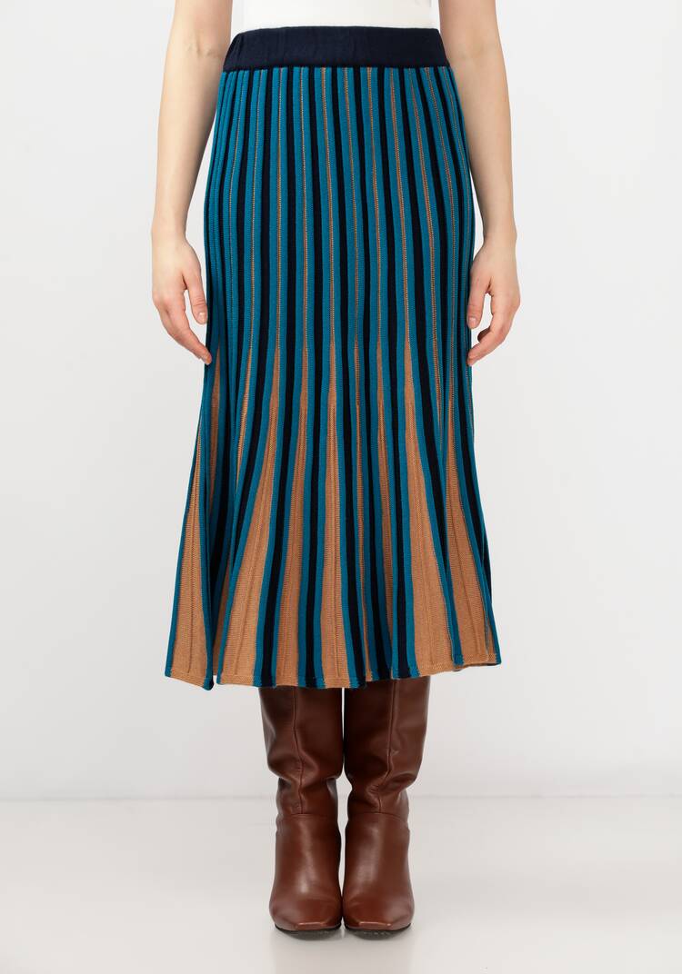 Юбка плиссе мультиколор шир.  750, рис. 4