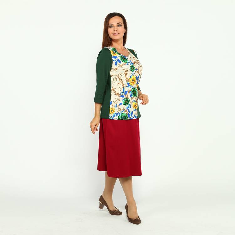 Юбка-трапеция на резинке шир.  750, рис. 27