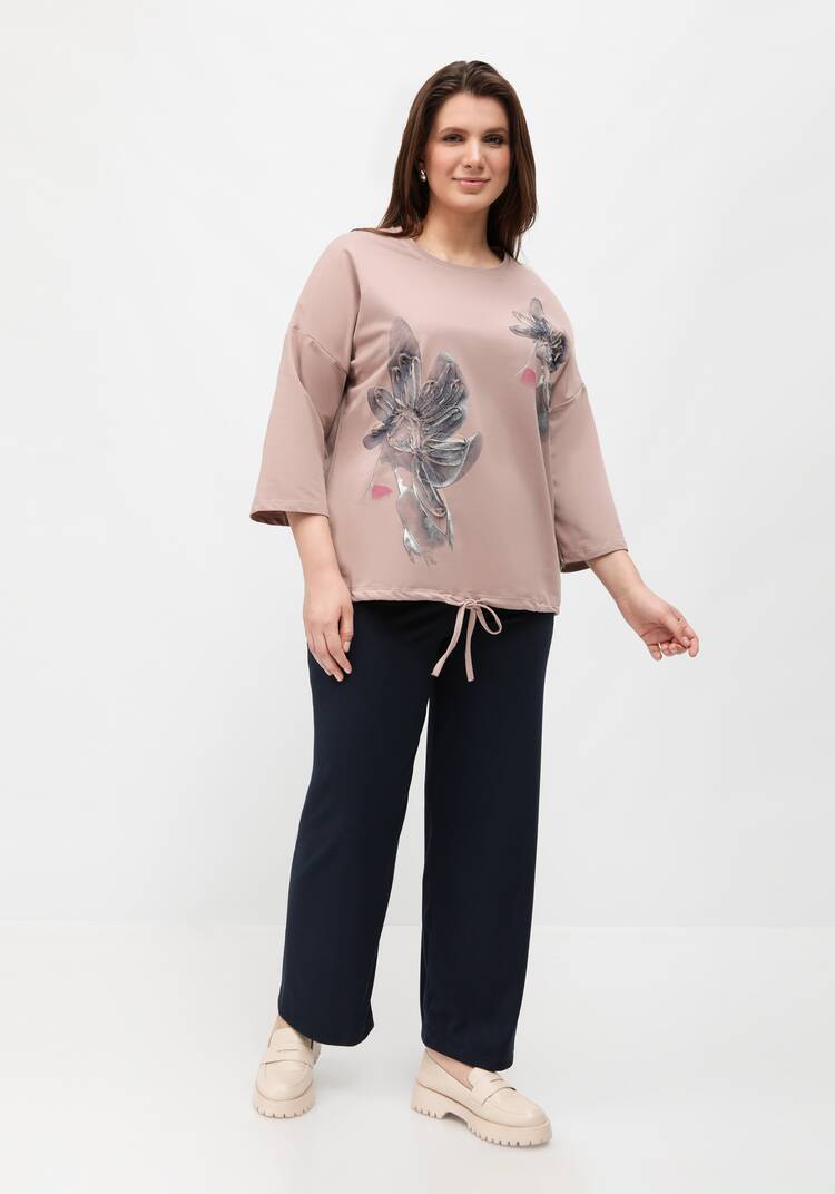 Блуза с принтом на кулиске шир.  750, рис. 8