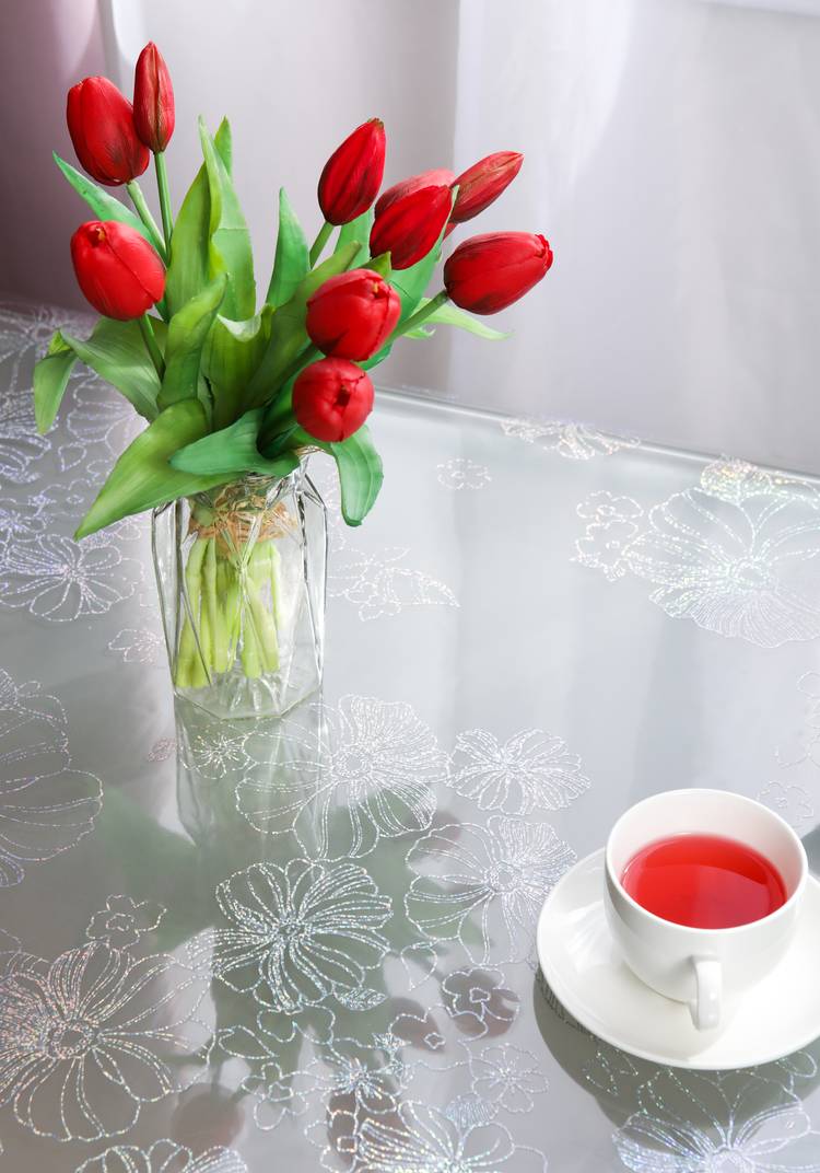 Гибкое стекло на стол шир.  750, рис. 5