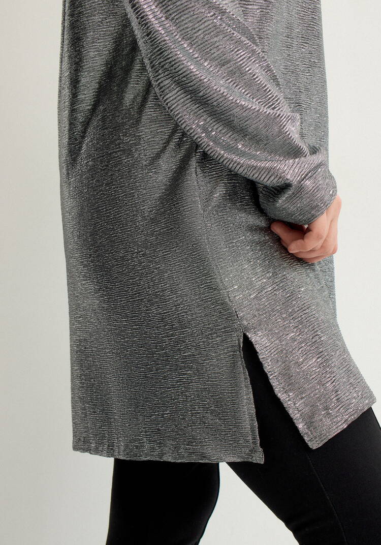 Туника свободного силуэта с блеском шир.  750, рис. 6