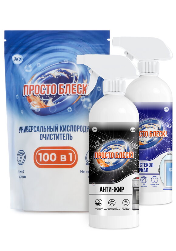Спрей для удаления жира Просто блеск шир.  580, рис. 1