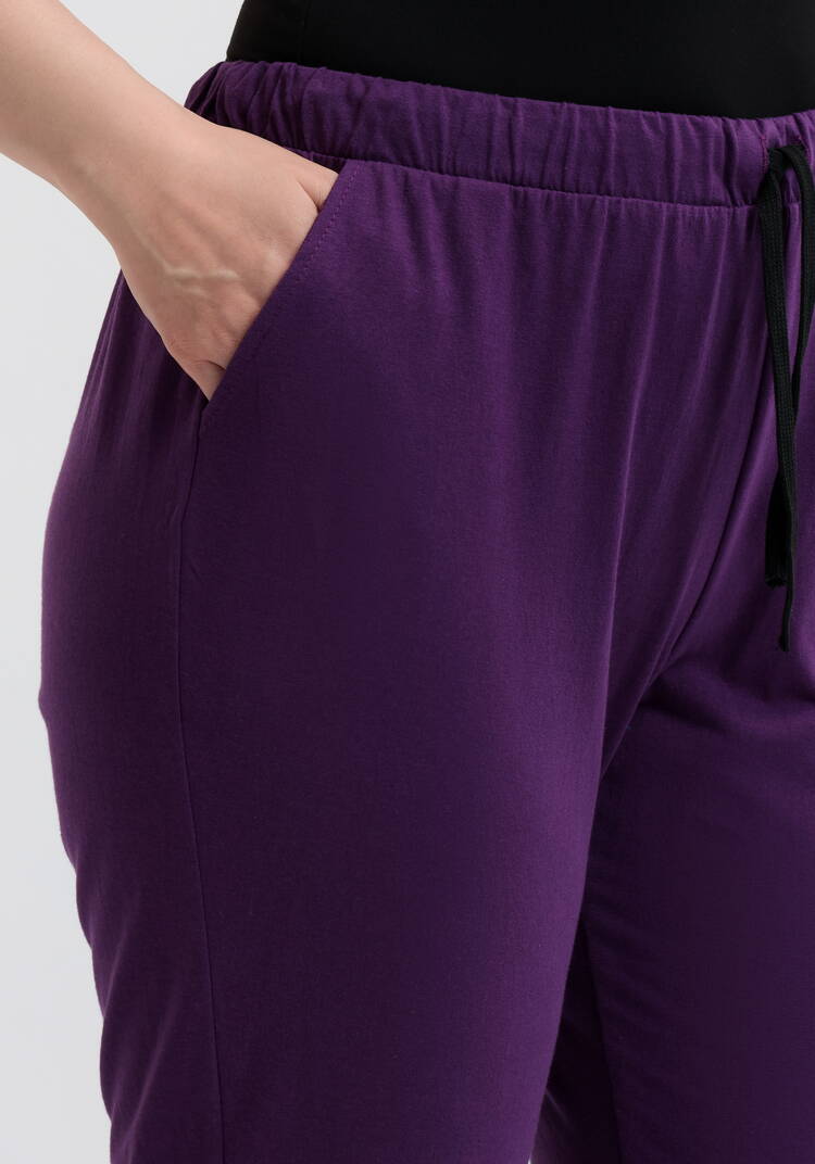 Бриджи трикотажные с поясом на кулиске шир.  750, рис. 10