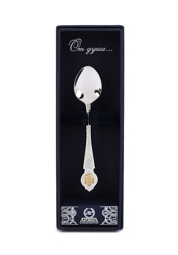 АРХИВ Серебряная ложка Ангел-Хранитель шир.  580, рис. 7