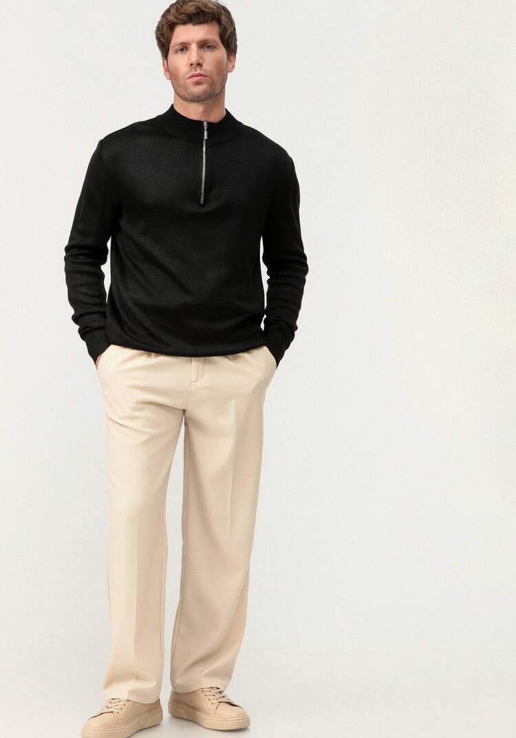 Свитер с воротником стойкой на молнии шир.  750, рис. 15