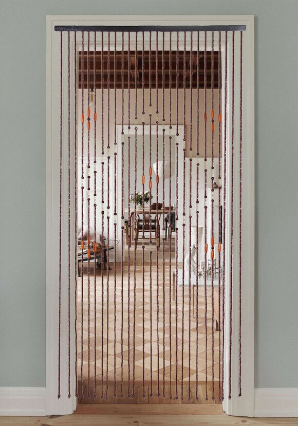 Деревянная декоративная штора Ромб шир.  580, рис. 1