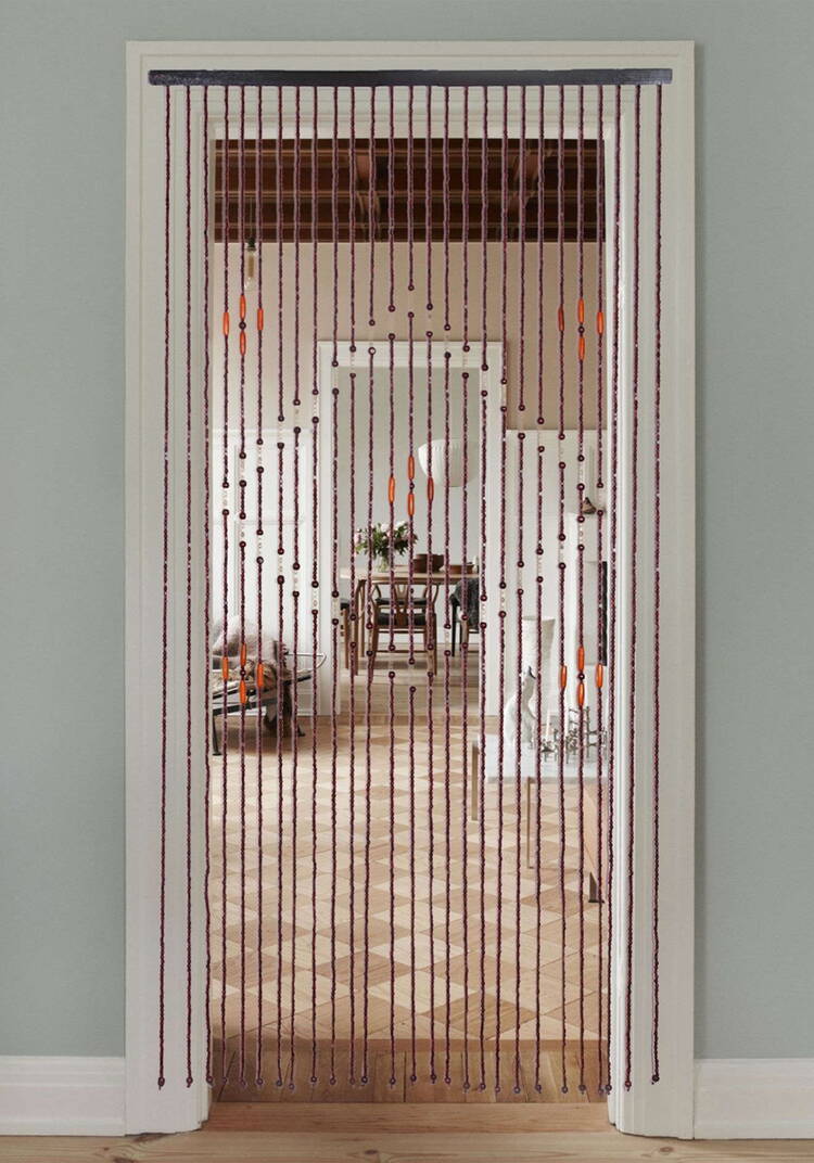 Деревянная декоративная штора Ромб шир.  750, рис. 1