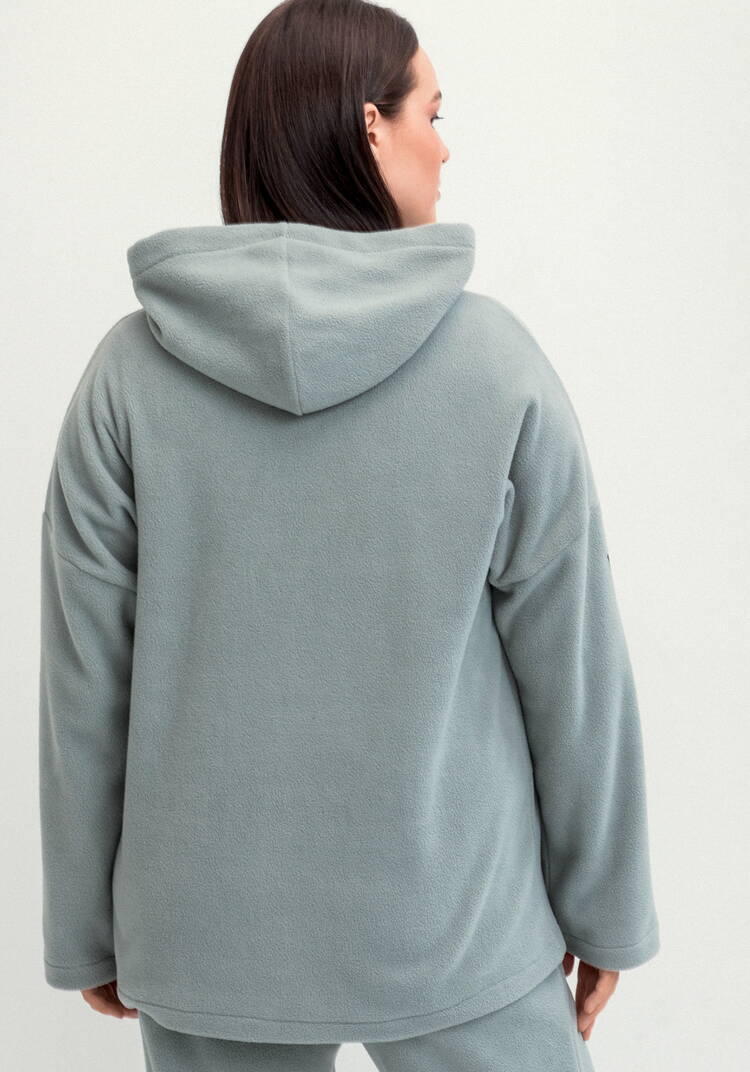 Толстовка из флиса с нашивкой на груди шир.  750, рис. 12