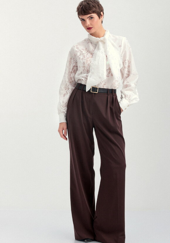 Блуза со съемным бантом шир.  580, рис. 2