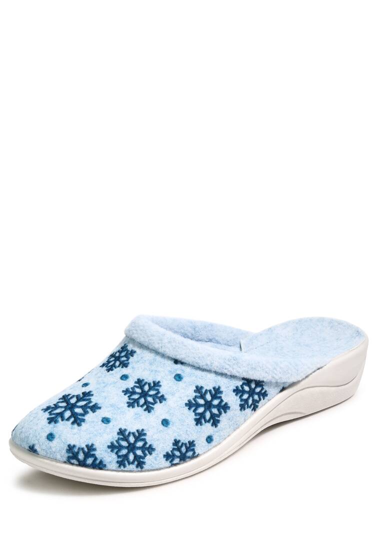 Тапочки женские Снежинки шир.  750, рис. 6