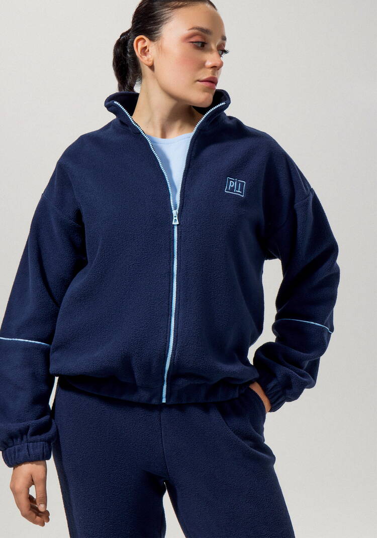 Толстовка из флиса с контрастной молнией шир.  750, рис. 12