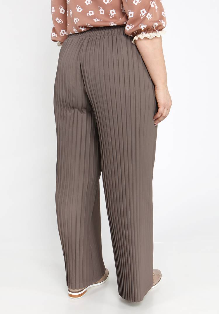 Брюки широкие плиссе на резинке шир.  750, рис. 6