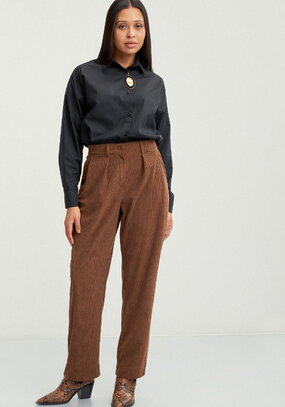 Брюки бананы с комфортным поясом