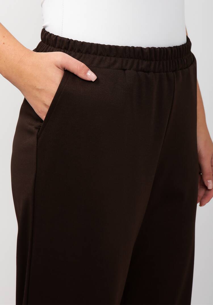 Брюки прямого кроя с карманами на резинке шир.  750, рис. 5