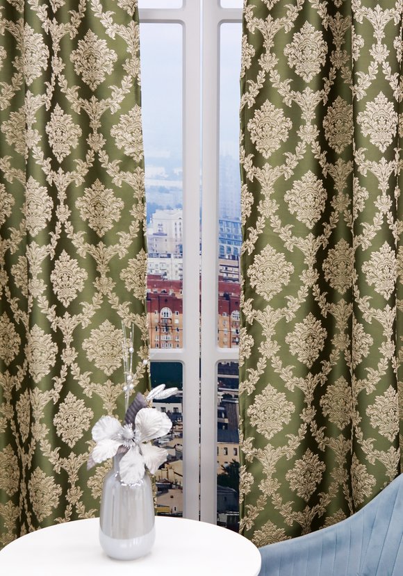 Портьеры с жаккардовым рисунком Верона шир.  580, рис. 22