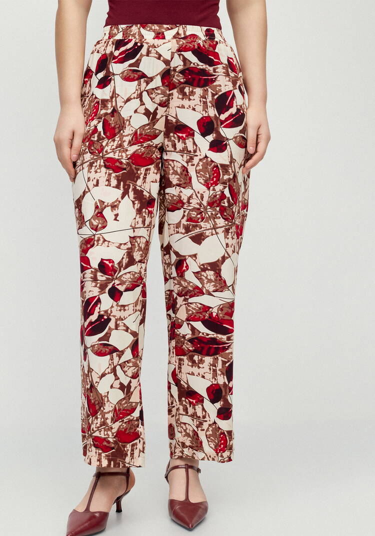 Брюки Калейдоскоп лепестков шир.  750, рис. 16