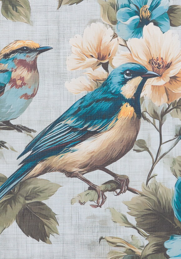 Портьера Птица певчая шир.  580, рис. 9