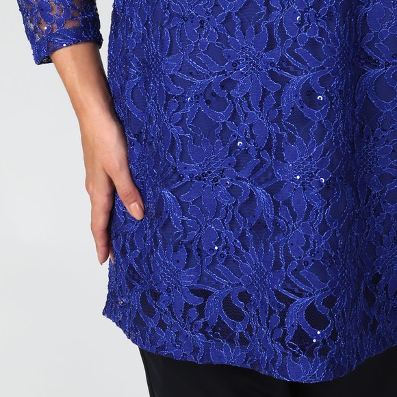 Туника из ажурной ткани шир.  580, рис. 22