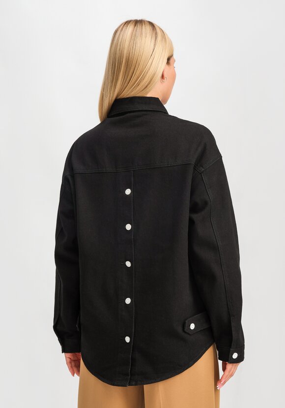 Джинсовая куртка Селена шир.  580, рис. 13