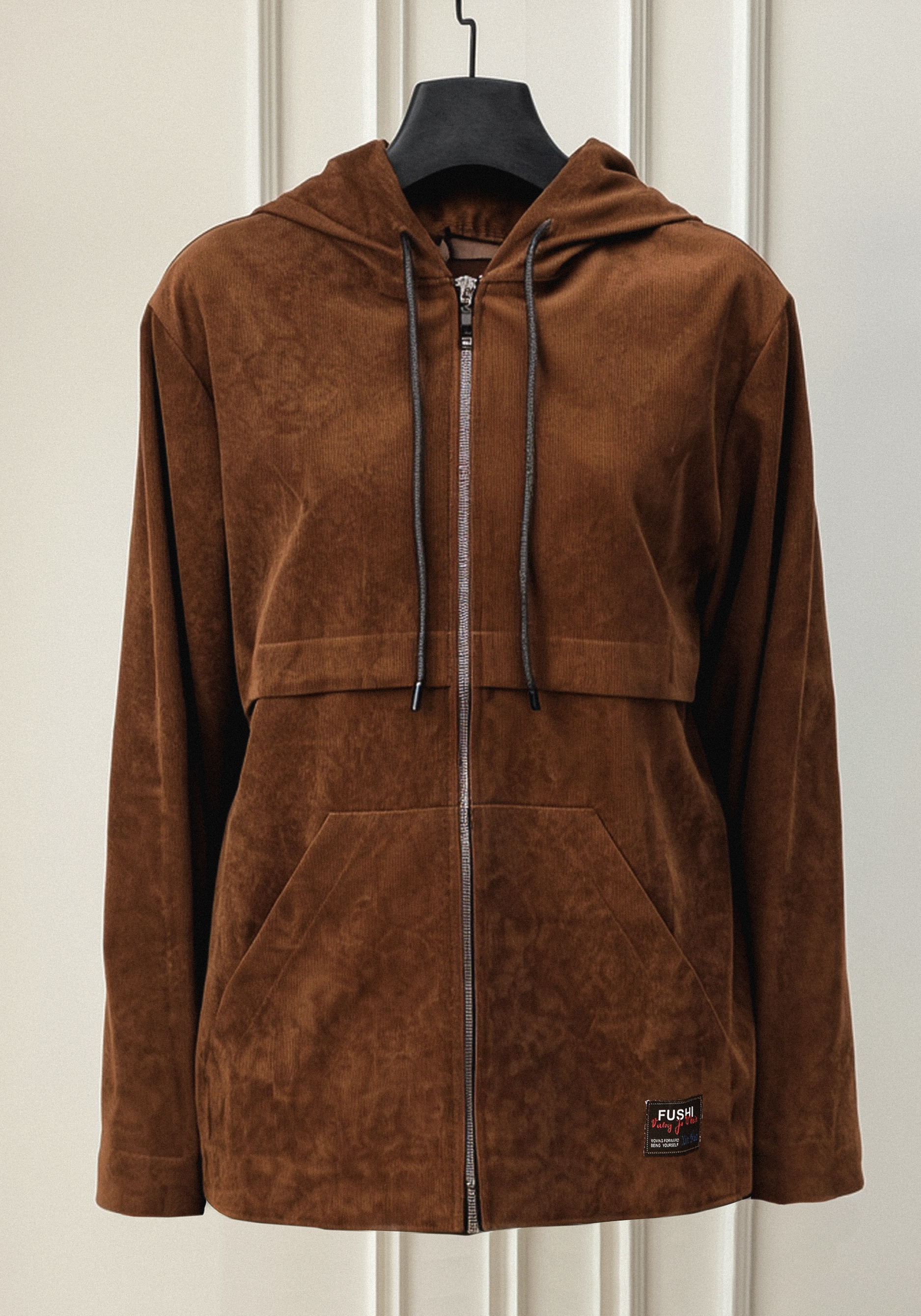 

Куртка вельветовая с капюшоном Resale, Коричневый