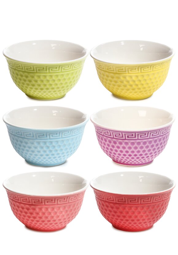 Набор салатников из фарфора, 6 шт. шир.  580, рис. 1