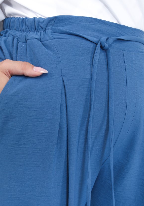 Брюки свободного кроя на эластичной ленте шир.  580, рис. 9