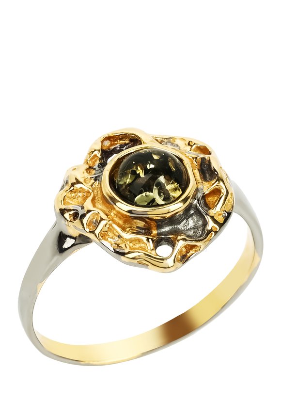 Кольцо серебряное Балтийская сказка шир.  580, рис. 3