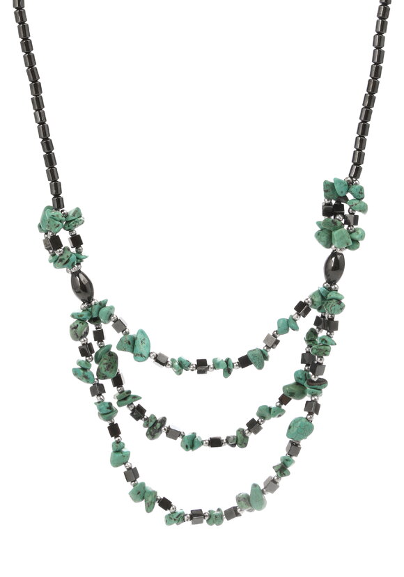 Колье Роскошь самоцветов шир.  580, рис. 1