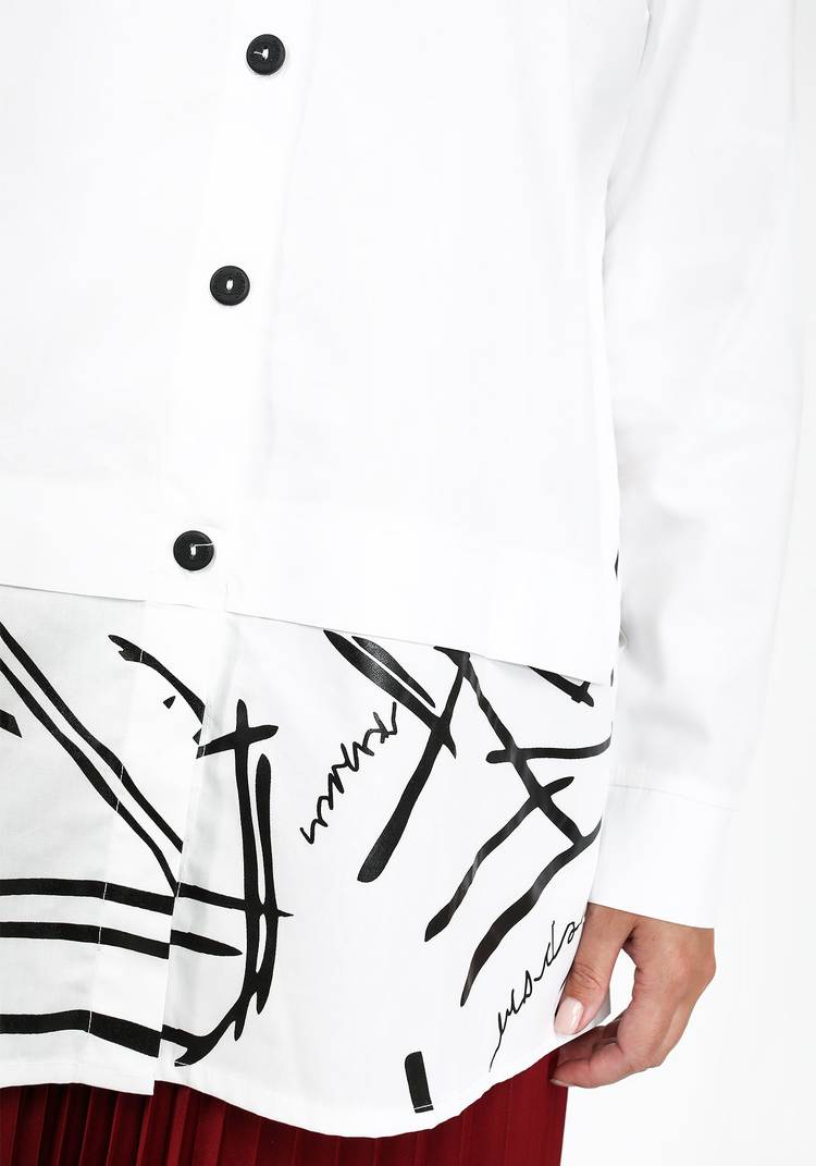 Блуза Радостное настроение шир.  750, рис. 4