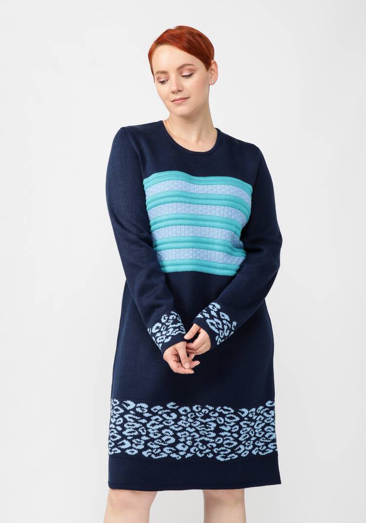 Платье с анималистичным принтом шир.  750, рис. 5