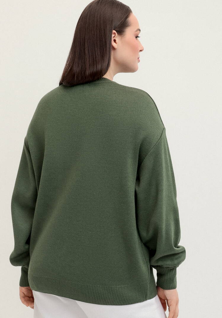 Джемпер с жаккардовой надписью шир.  750, рис. 11